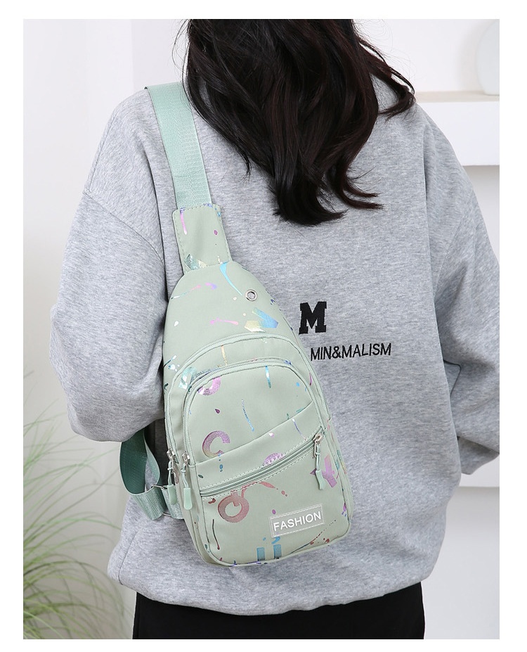 001 Damen-Brusttasche, Umhängetasche, Rucksack, vielseitig, neu, trendig, einseitig, Schultertasche, Großhandel, vorne, klein, schlicht, modisch_voghion.com