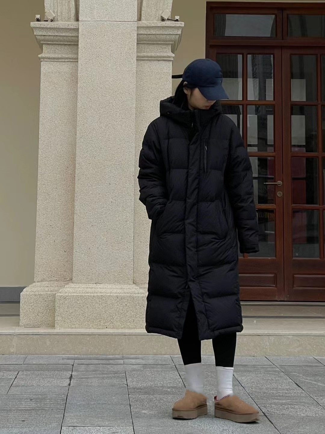 Doudoune ChicShe Putian High Version Beijia Face Extra Long Down Shin Min Ah Same Winter Unisex Couple Style_voghion.com