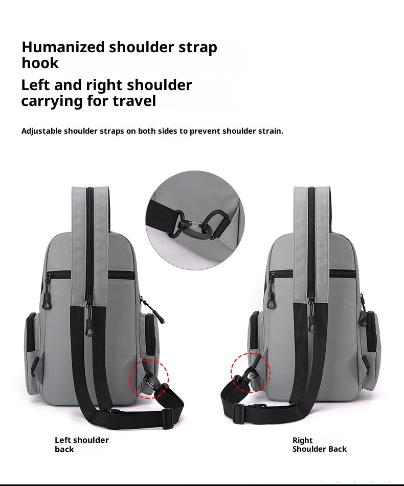 001 Nieuwe grote borsttas met grote capaciteit, modetrend, enkele schoudertas, zakelijke reistas voor heren, Oxford-stof rugzak_voghion.com
