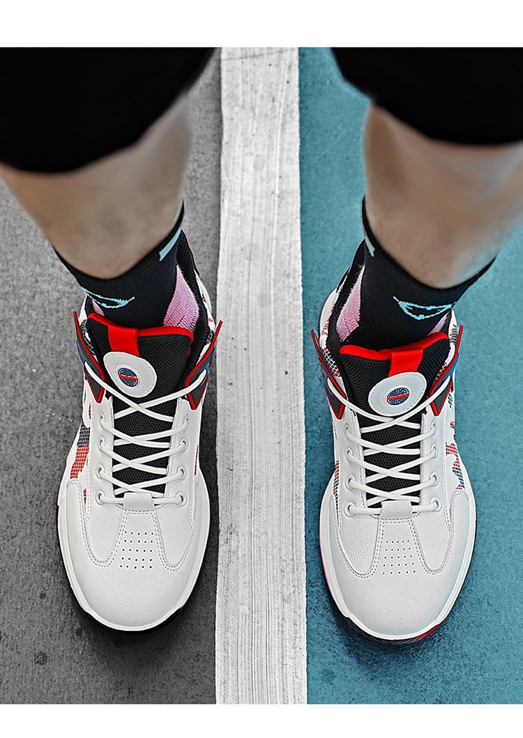 Tênis de Basquete ActiveGo Cross-Border Cano Alto, Novo Modelo Outono Inverno 2024, Atacado, Masculino, Corrida, Tendência Nacional, Casual_voghion.com