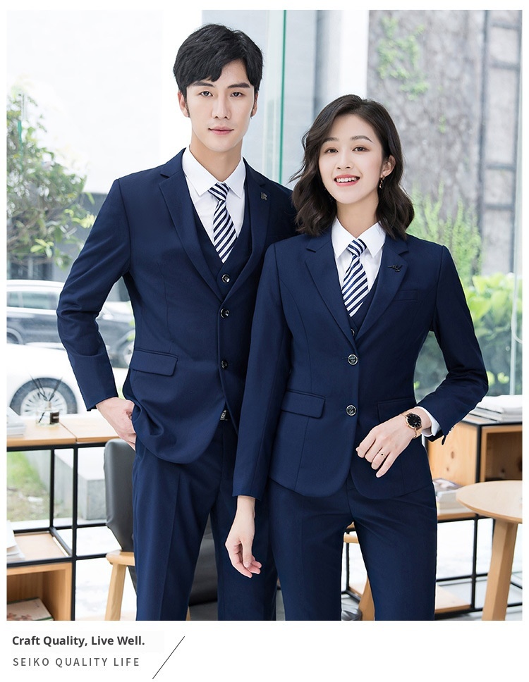 Ragazzo Primavera ed Estate Colloquio Formale Business Suit Unisex Manica Lunga Blazer Professionale Outfit Ufficio Lavoro_voghion.com