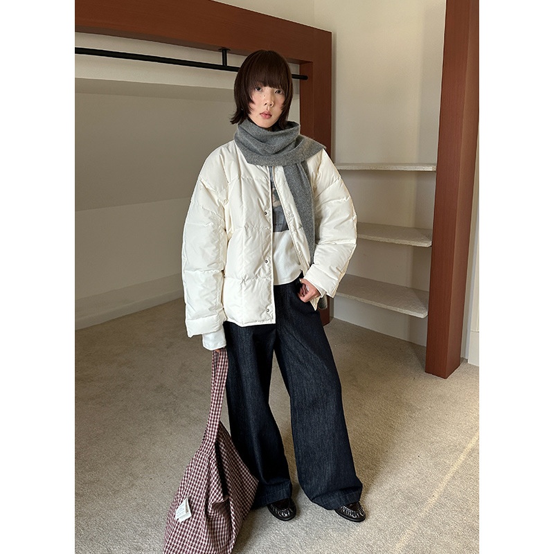 ChicShe Mulan Simple Lightweight 90 White Duck Jacket For Women 2025 Thirteen Lines Winter Warm Down Coat 55989_voghion.com