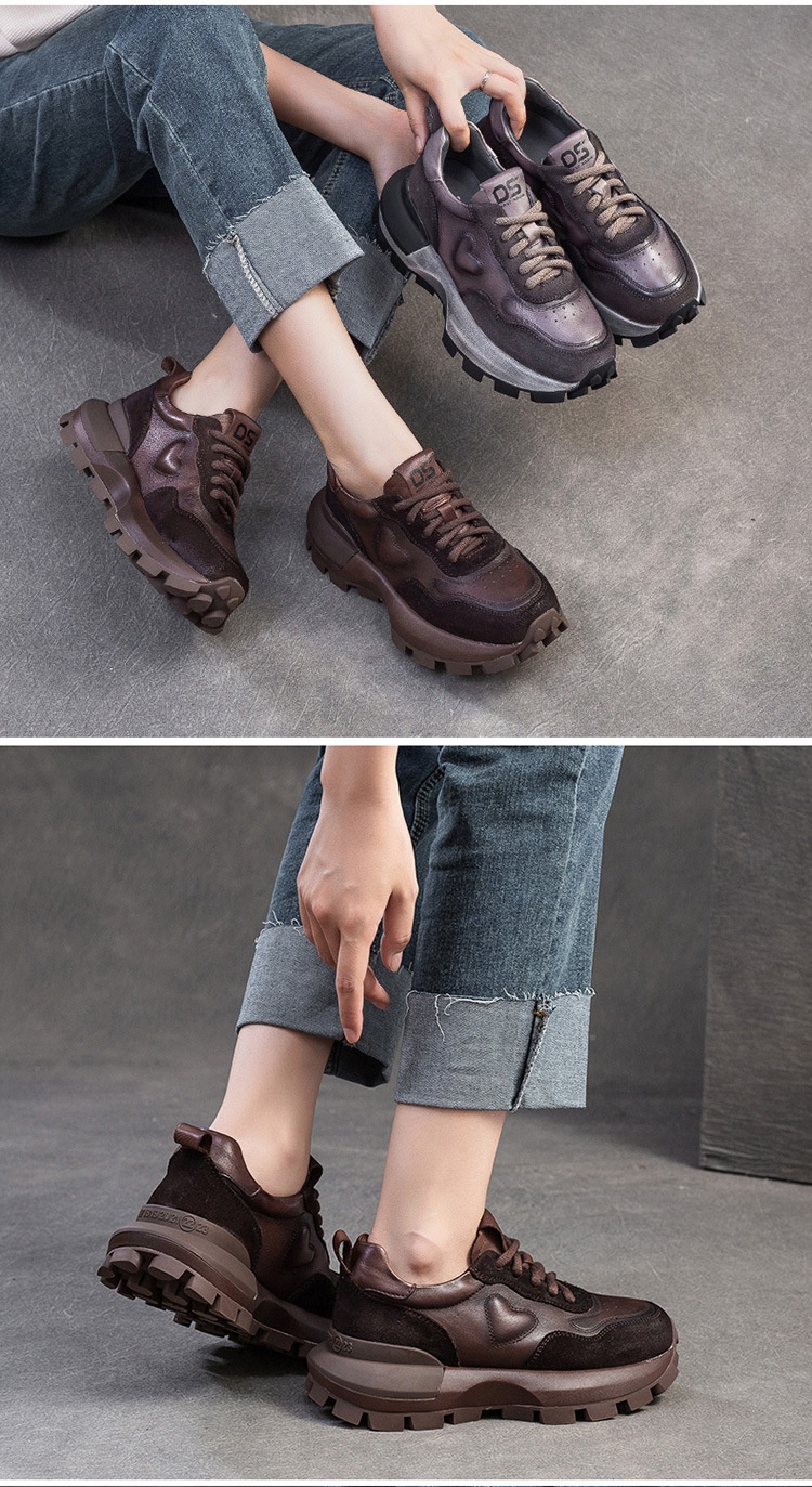 ShoeGlobe Shanghai Jie Zou 2024 Herfst Winter Nieuw Retro Versleten Casual Papa Veelzijdig Comfortabel Enkel Niet Vermoeiend voor Voeten_voghion.com