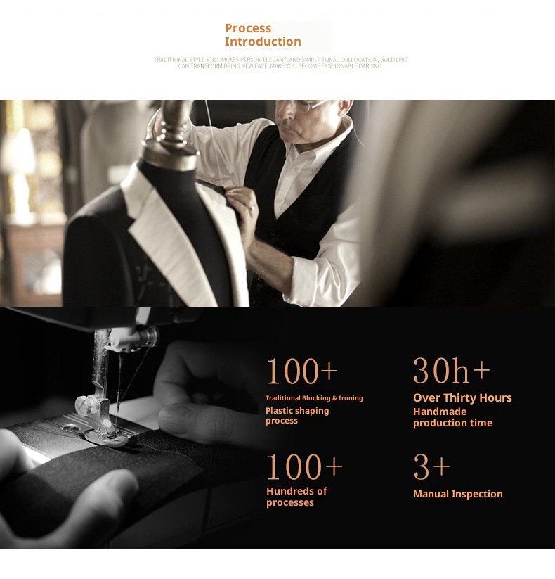 boy Double-Breasted Striped Stretch Set For Men Loose Fit Plus Size Wedding Suit_voghion.com