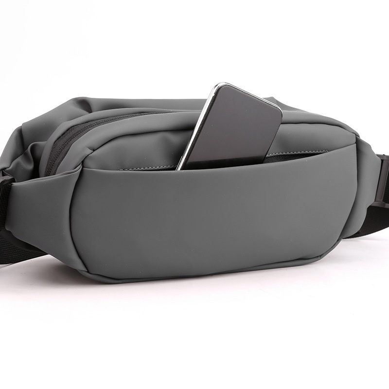 001 Cross-border New Men's Waist Outdoor Running Phone Multi-functional Large Capacity Chest Casual Single Shoulder_voghion.com