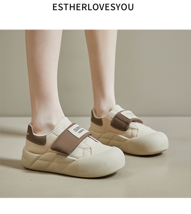 ShoeGlobe Stepping Comfort Sneakers For Women, New Autumn And Winter Waterproof Non-Slip Outdoor Maternity Shoes, Slip-On Velcro_voghion.com