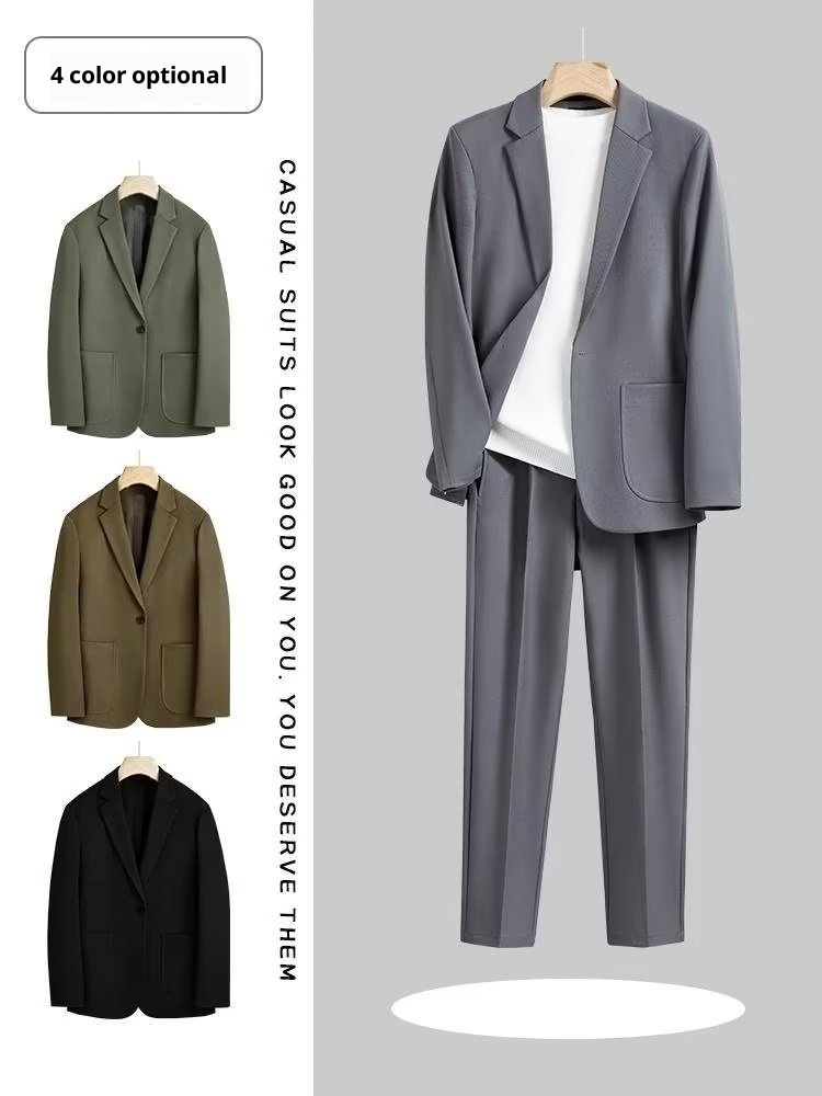 Ensemble garçon d'honneur, costume complet, infroissable, coupe ajustée, costume de mariage neuf pour marié, costume professionnel décontracté et formel pour petite taille._voghion.com