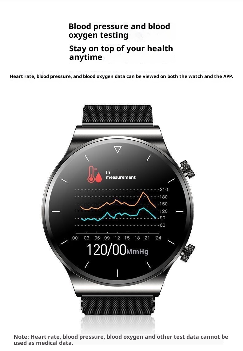 2024 Huaqiangbei Neue Smartwatch für Herren mit 4 Sportarmbändern, Blutdruck- und Herzfrequenzmessung, wasserdicht und Bluetooth_voghion.com