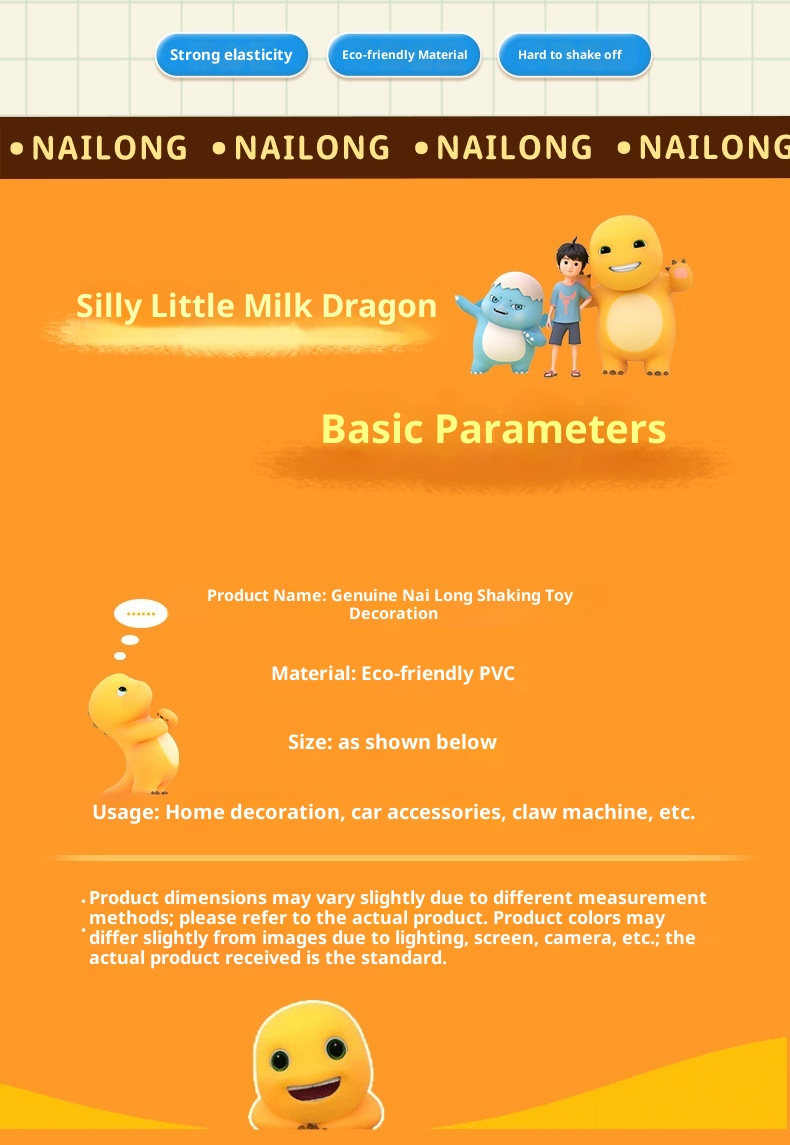 Ornamento per auto elettrica creativo antistress a forma di drago di latte autentico, graziosa decorazione per interni_voghion.com