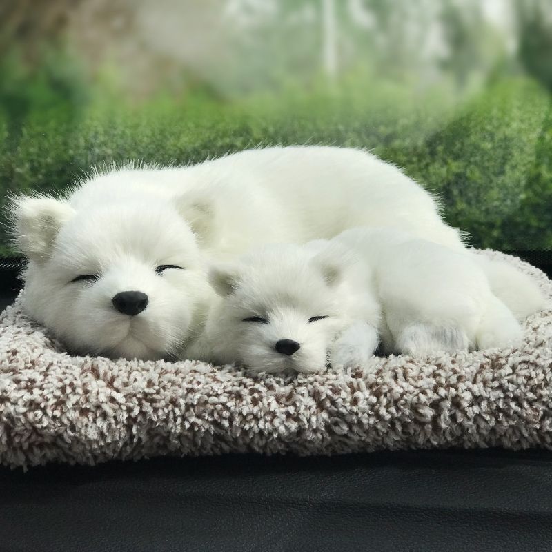 Décoration intérieure pour chat, sac en charbon de bambou, chien factice, fait main, créatif, pour voiture neuve, élimination du formaldéhyde_voghion.com