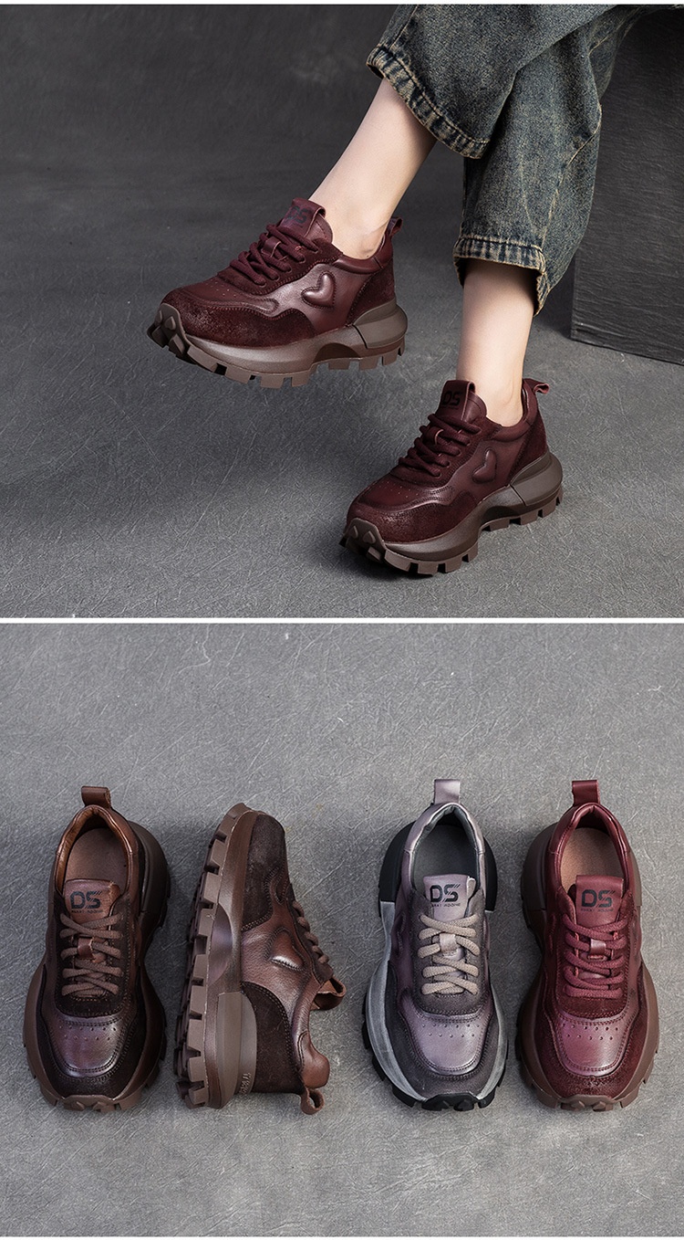 ShoeGlobe Shanghai Jie Zou 2024 Herfst Winter Nieuw Retro Versleten Casual Papa Veelzijdig Comfortabel Enkel Niet Vermoeiend voor Voeten_voghion.com