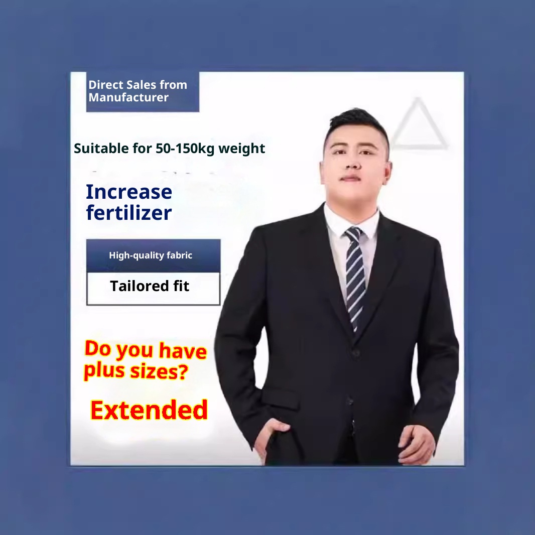 boy Simple Casual Suit Set 2024 Autumn New Business Professional Formal Wear Plus Size Men's Jacket_voghion.com