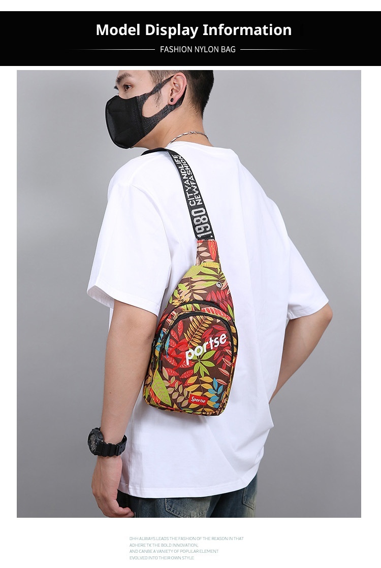 001 Cross-Border Source Unisex Chest Single Shoulder Crossbody 2024 New Style Personality Trendy Cycling Casual Small Bag_voghion.com