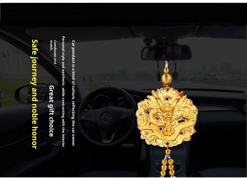 Ciondolo in vetro per interni Specchietto retrovisore personalizzato Accessori per auto Regalo creativo all'ingrosso_voghion.com