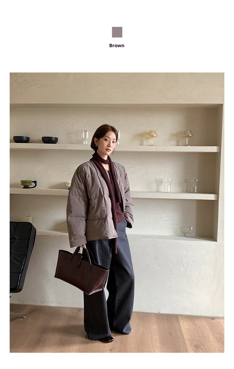 ChicShe Mulan Simple Lightweight 90 White Duck Jacket For Women 2025 Thirteen Lines Winter Warm Down Coat 55989_voghion.com