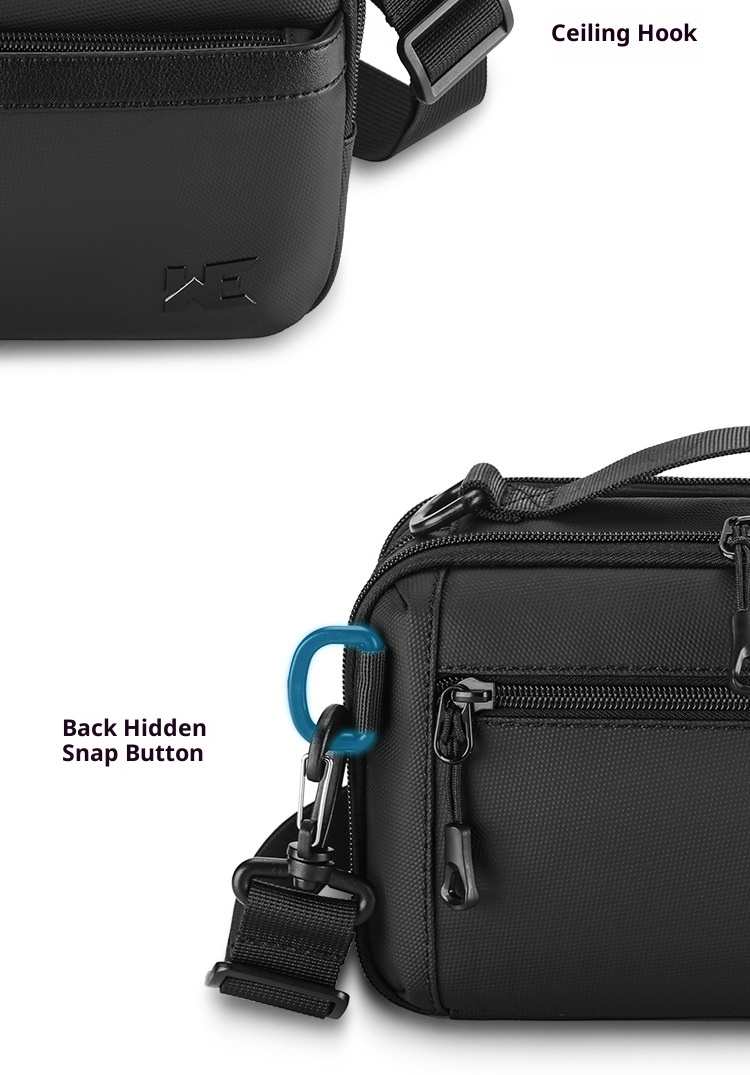 001 Nuevo bolso bandolera pequeño para hombre, elegante y moderno, ideal para viajes de negocios. Gran capacidad._voghion.com