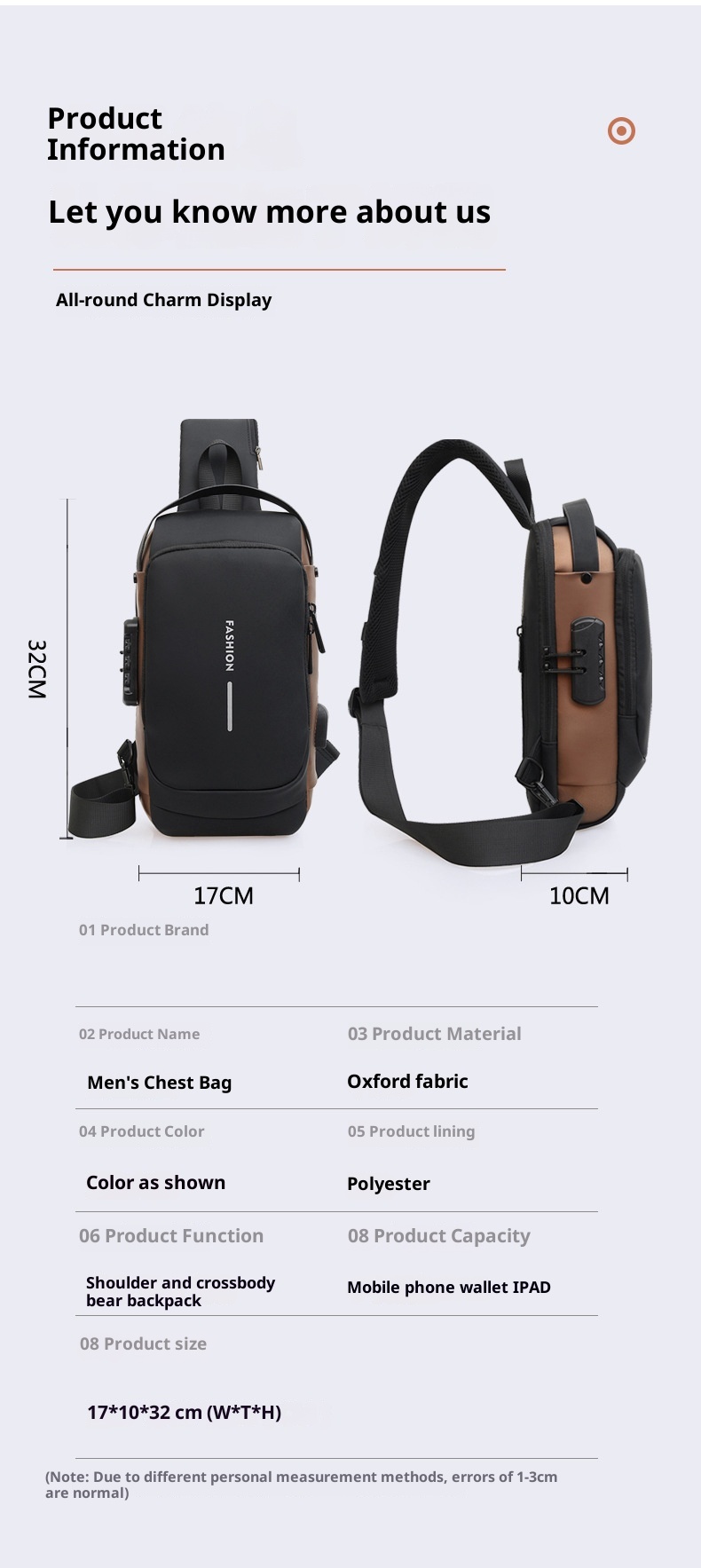 001 Trendy Brand Crossbody With Combination Lock Anti-theft Chest For Men Large Capacity Casual Shoulder Bag Multifunctional_voghion.com
