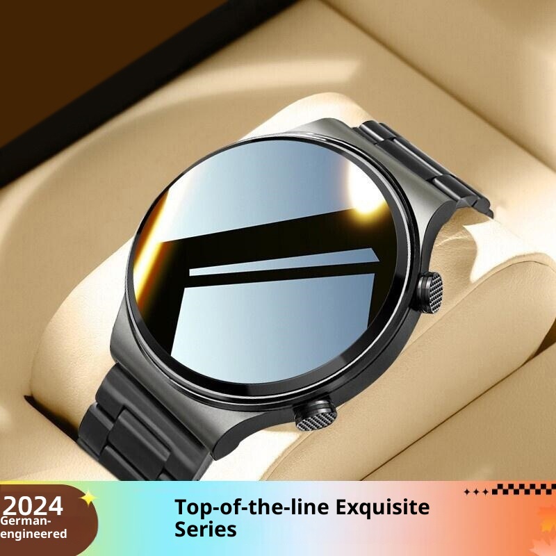 2024 Huaqiangbei Neue Smartwatch für Herren mit 4 Sportarmbändern, Blutdruck- und Herzfrequenzmessung, wasserdicht und Bluetooth_voghion.com