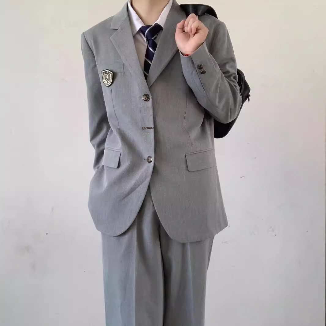 Completo da ragazzo in stile college giapponese DK, giacca casual versatile, uniforme da studente JK, primavera e autunno, fresco_voghion.com