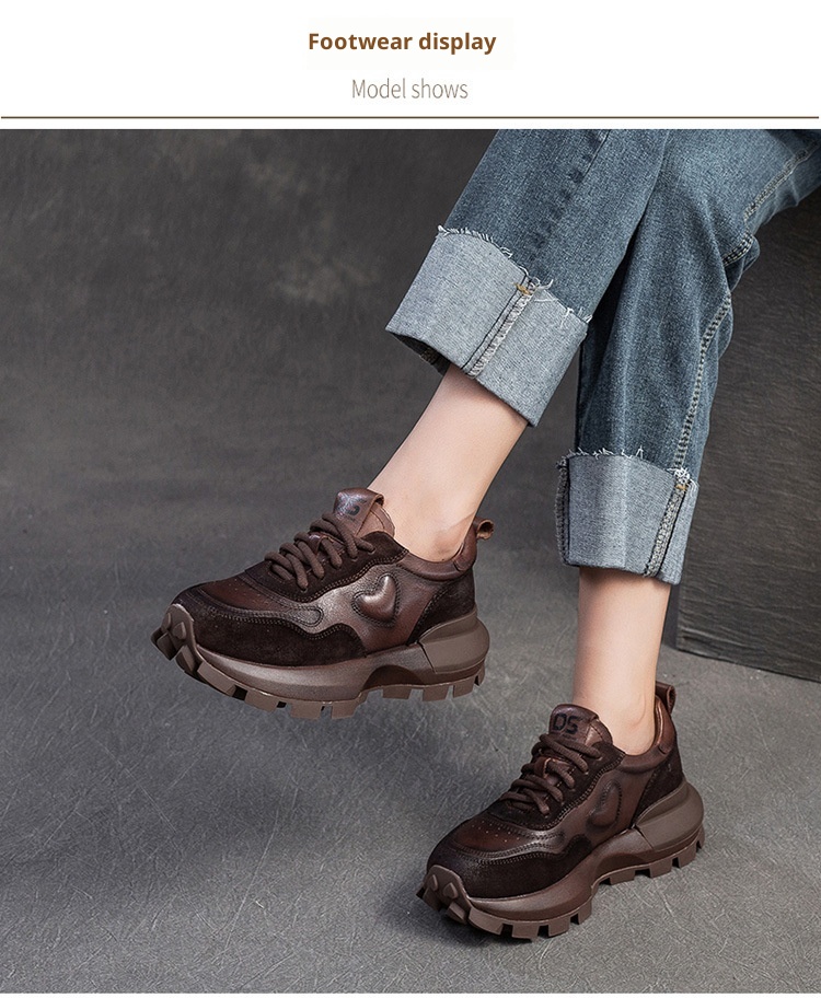 ShoeGlobe Shanghai Jie Zou 2024 Herfst Winter Nieuw Retro Versleten Casual Papa Veelzijdig Comfortabel Enkel Niet Vermoeiend voor Voeten_voghion.com