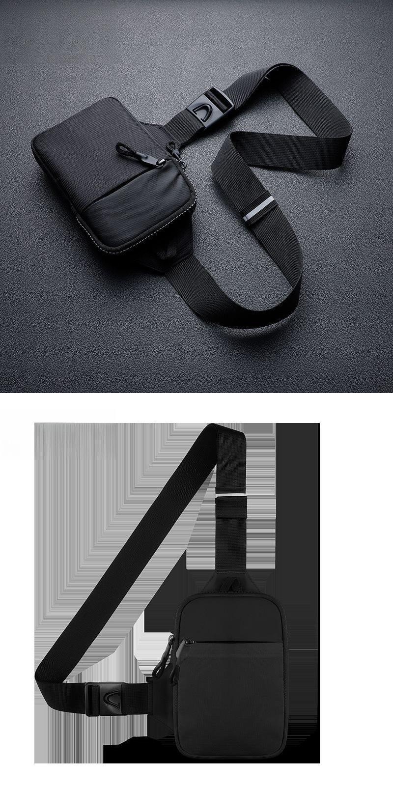 001 New Sports Chest For Men, Ultra-Small Phone Waist Bag, Multifunctional Portable Men's Crossbody Bag_voghion.com