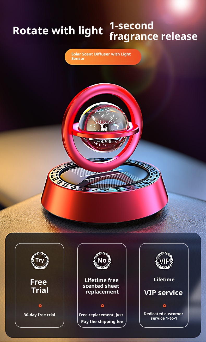 Deodorante per ambienti solare S9 Fortune Ornament Profumo per interni auto Fragranza creativa_voghion.com