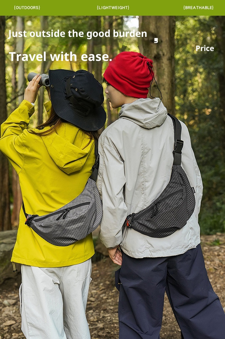 001 Cross-Border Outdoor Lightweight Chest Men 2025 Autumn Single Shoulder Crossbody Large Capacity Casual Sports Waist Bag_voghion.com