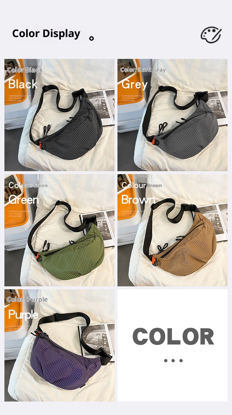001 Cross-Border Outdoor Lightweight Chest Men 2025 Autumn Single Shoulder Crossbody Large Capacity Casual Sports Waist Bag_voghion.com