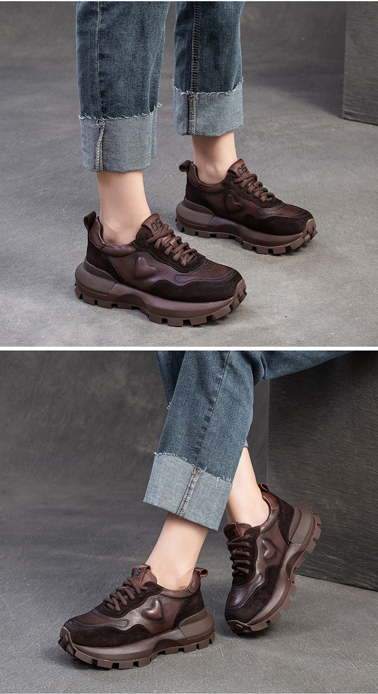 ShoeGlobe Shanghai Jie Zou 2024 Herfst Winter Nieuw Retro Versleten Casual Papa Veelzijdig Comfortabel Enkel Niet Vermoeiend voor Voeten_voghion.com