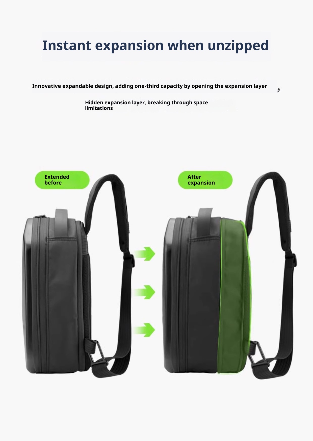 001 Nuova borsa a tracolla per ufficio e business casual da uomo, con custodia rigida in PC, per occhiali VR, grande capacità_voghion.com