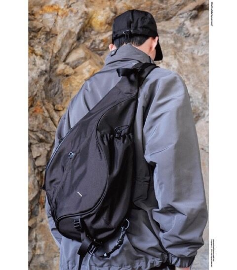 001 2024 Nuevo bolso bandolera de gran capacidad para hombre, estilo casual deportivo, con diseño de gota de agua, ideal para actividades al aire libre._voghion.com