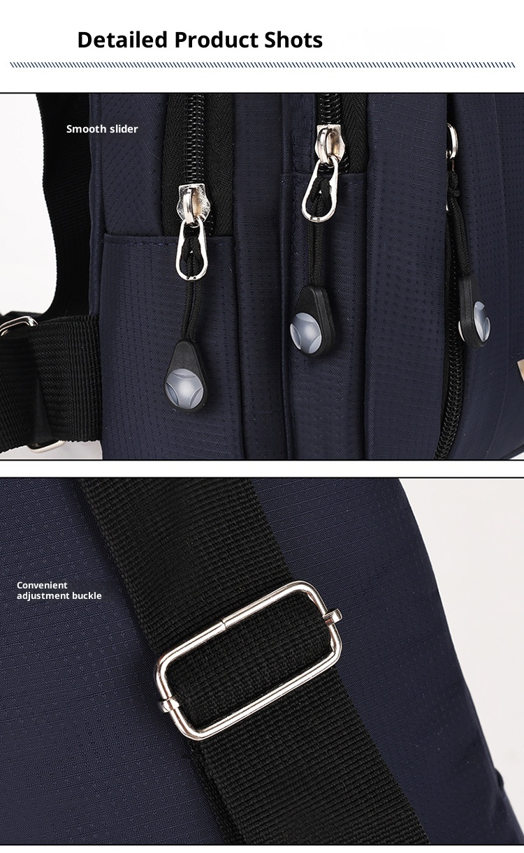 001 Cross-Border New Chest Men Business Commuting Travel Casual Backpack Women Lightweight Large Capacity Cycling Sports_voghion.com