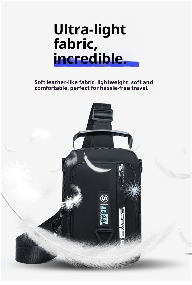 001 2025 Nuovo zaino da viaggio casual da uomo, con tracolla singola, multifunzionale e impermeabile_voghion.com