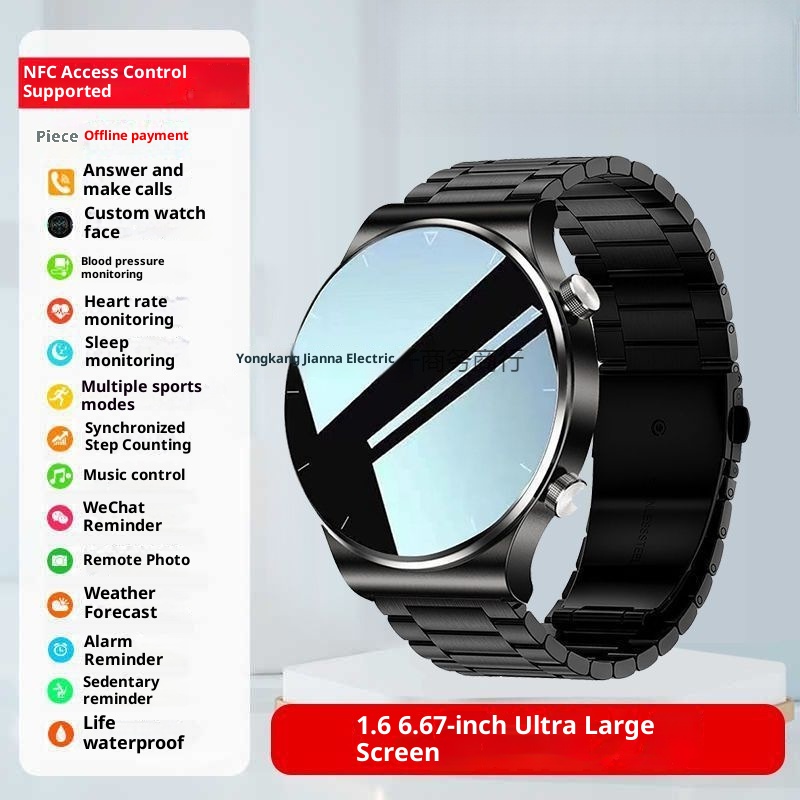 Huaqiangbei Top Version Watch9 Pro Smart Watch GT9 Can Make And Receive Calls NFC Sports Bracelet_voghion.com