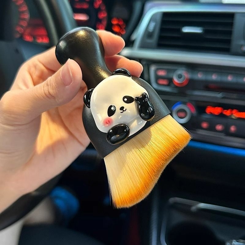 Interior Car Removal Soft Bristle Brush Central Control Air Conditioning Vent Gap Dust Cleaning Tool_voghion.com