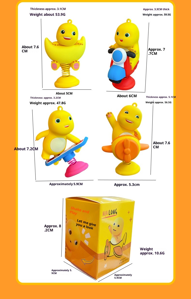 Ornamento per auto elettrica creativo antistress a forma di drago di latte autentico, graziosa decorazione per interni_voghion.com