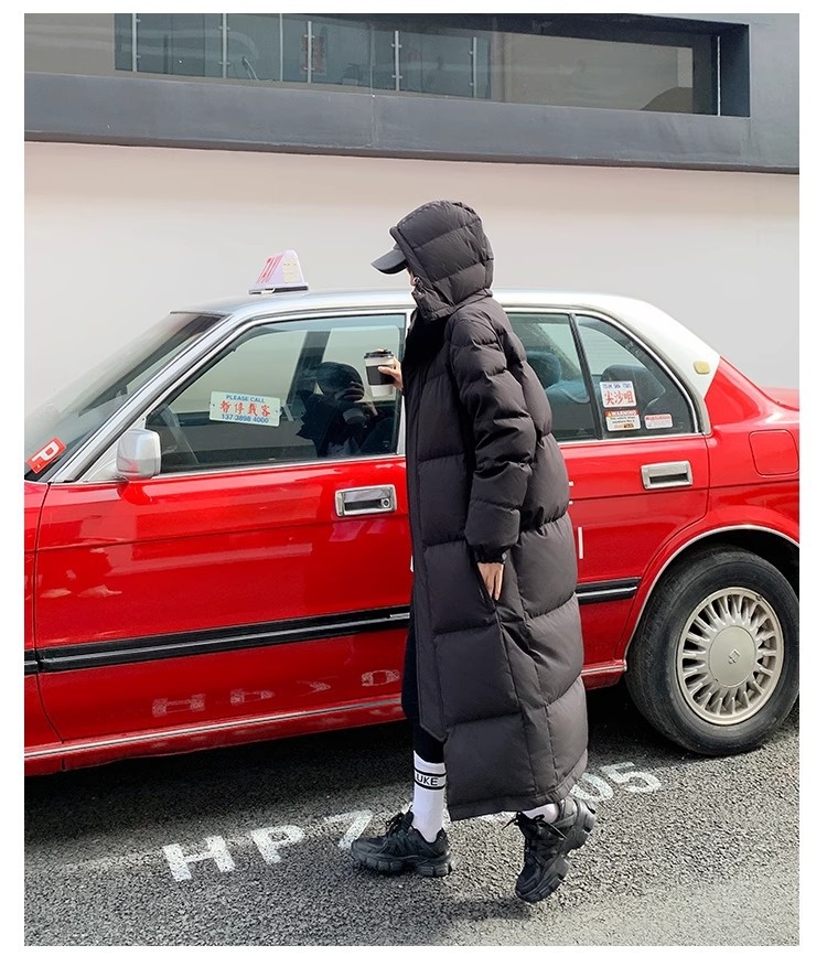 ChicShe Lange Jacke für Damen 2025 – Neue Winterkollektion: Dicke, warme und hochwertige Daunenjacke für Paare in Weiß_voghion.com