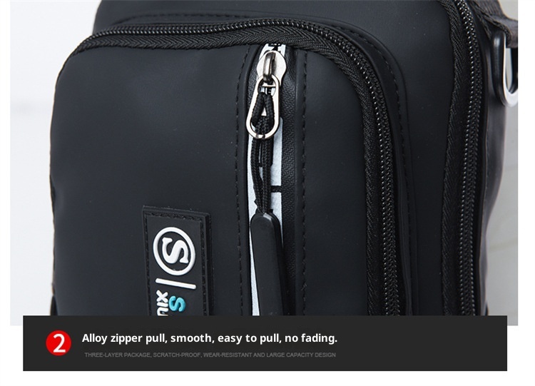 001 2025 Nuovo zaino da viaggio casual da uomo, con tracolla singola, multifunzionale e impermeabile_voghion.com