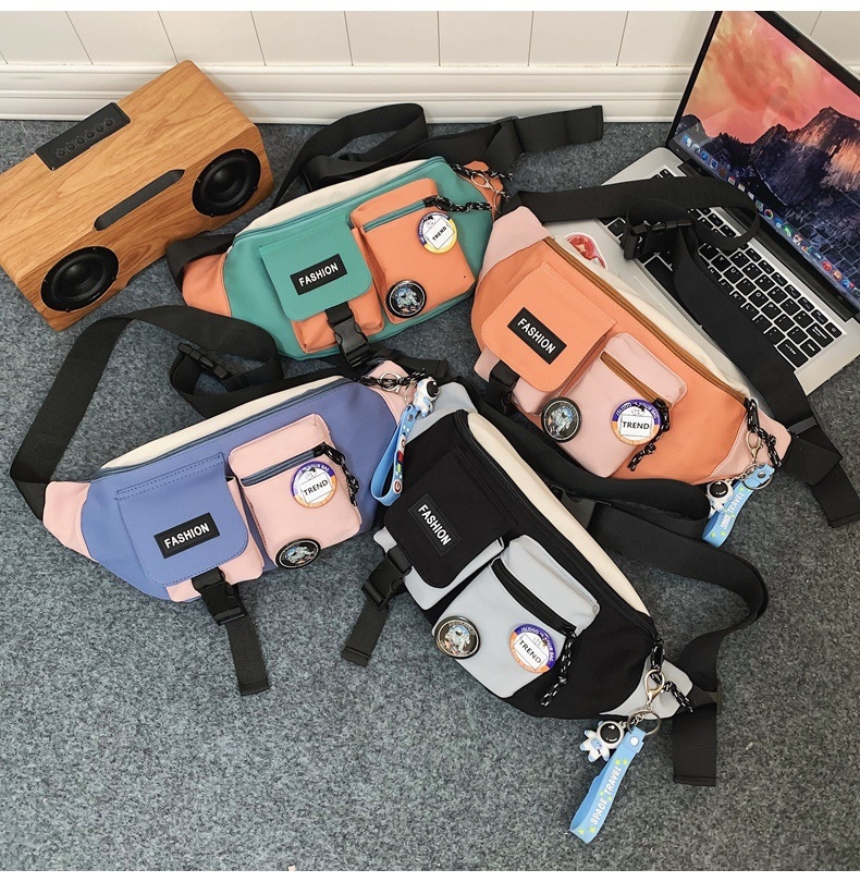 001 Cross-Border Wholesale Trendy Brand Tooling Crossbody Herrenrucksack mit Handyhalterung, Schultertasche, Brusttasche für Damen, Fronttasche_voghion.com