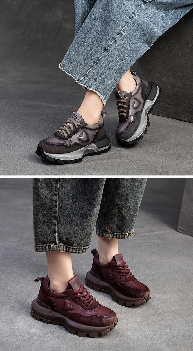 ShoeGlobe Shanghai Jie Zou 2024 Herfst Winter Nieuw Retro Versleten Casual Papa Veelzijdig Comfortabel Enkel Niet Vermoeiend voor Voeten_voghion.com