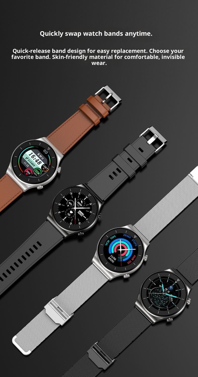 Huaqiangbei GT9 Smart Watch Multi-Function Call Answering NFC Waterproof Sports Bracelet_voghion.com