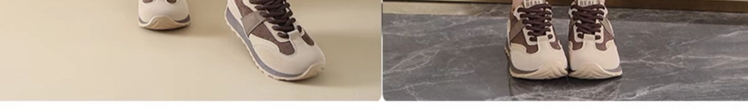 ShoeGlobe Running Retro Veelzijdige Sportschoenen voor Dames Antislip Nieuwe Fleecevoering 2024 Lichtgewicht Herfst Winter Reisschoenen Zachte Zool_voghion.com