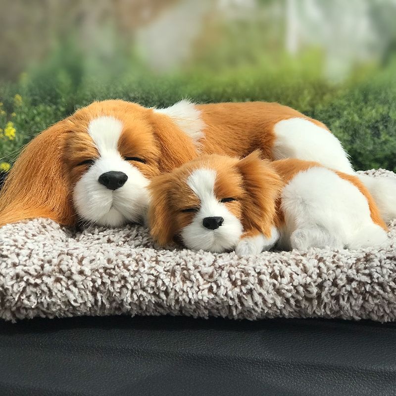 Décoration intérieure pour chat, sac en charbon de bambou, chien factice, fait main, créatif, pour voiture neuve, élimination du formaldéhyde_voghion.com