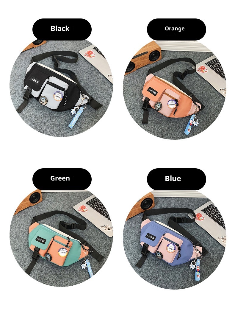 001 Cross-Border Wholesale Trendy Brand Tooling Crossbody Herrenrucksack mit Handyhalterung, Schultertasche, Brusttasche für Damen, Fronttasche_voghion.com