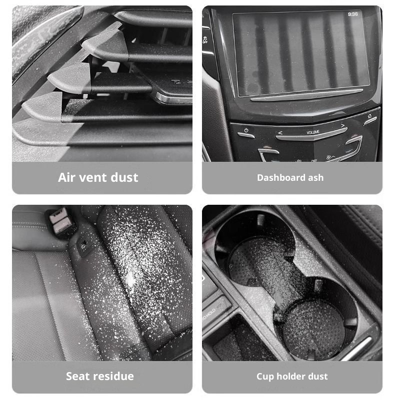 Interior Car Removal Soft Bristle Brush Central Control Air Conditioning Vent Gap Dust Cleaning Tool_voghion.com