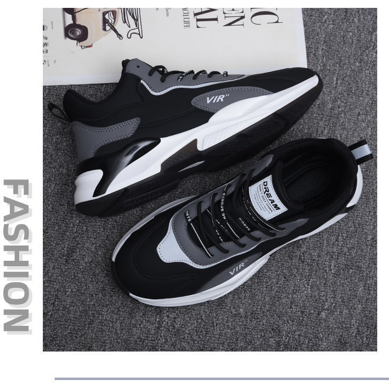 ActiveGo 2025 Autumn Winter New Korean Style Men's Casual Low-top Breathable Running Trendy Sports Shoes Wholesale_voghion.com