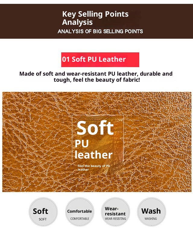 001 Manufacturer Wholesale Korean Fashion Men's Crossbody Bag Casual Travel PU Leather Single Shoulder Small Chest Backpack_voghion.com