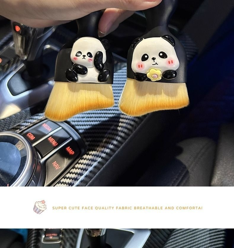 Interior Car Removal Soft Bristle Brush Central Control Air Conditioning Vent Gap Dust Cleaning Tool_voghion.com