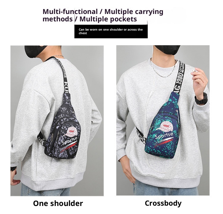 001 Fashion Crossbody Chest Multifunctional Waist Practical Large Capacity Sports Outdoor Men's Bag Wholesale_voghion.com