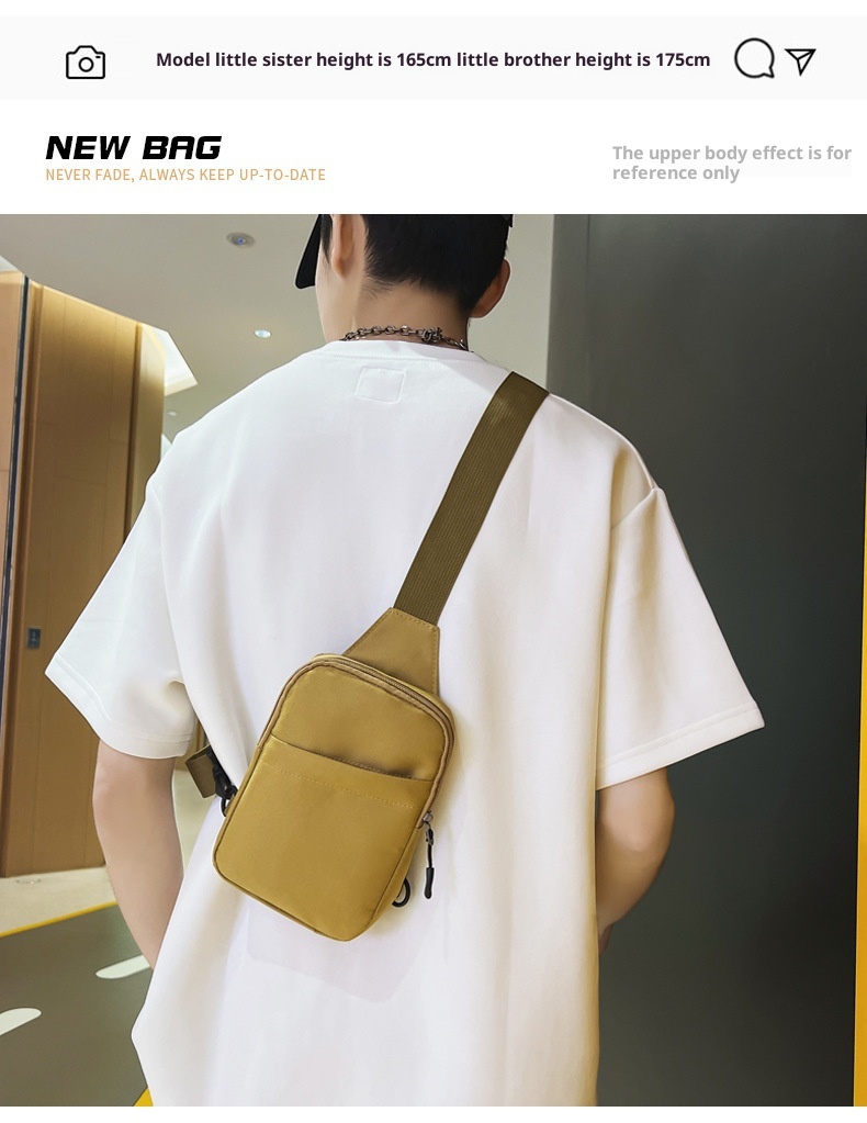 001 New Oxford Cloth For Men And Women, Fitness Sports Crossbody Casual Men's Bag, Women's Chest Bag_voghion.com
